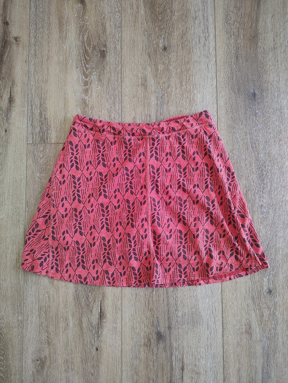 Toad&Co Seleena Skort Orange And Black Skort Pickleball Golf Tennis Gorpcore XS